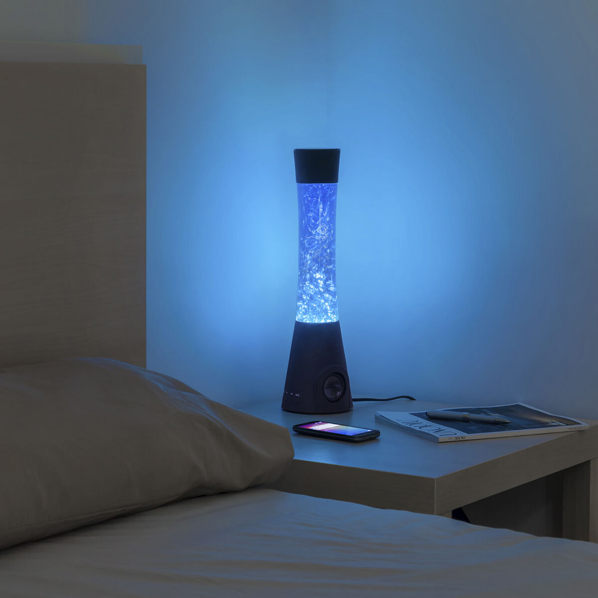 Lavalampe mit Lautsprecher und Mikrofon Flow Lamp InnovaGoods